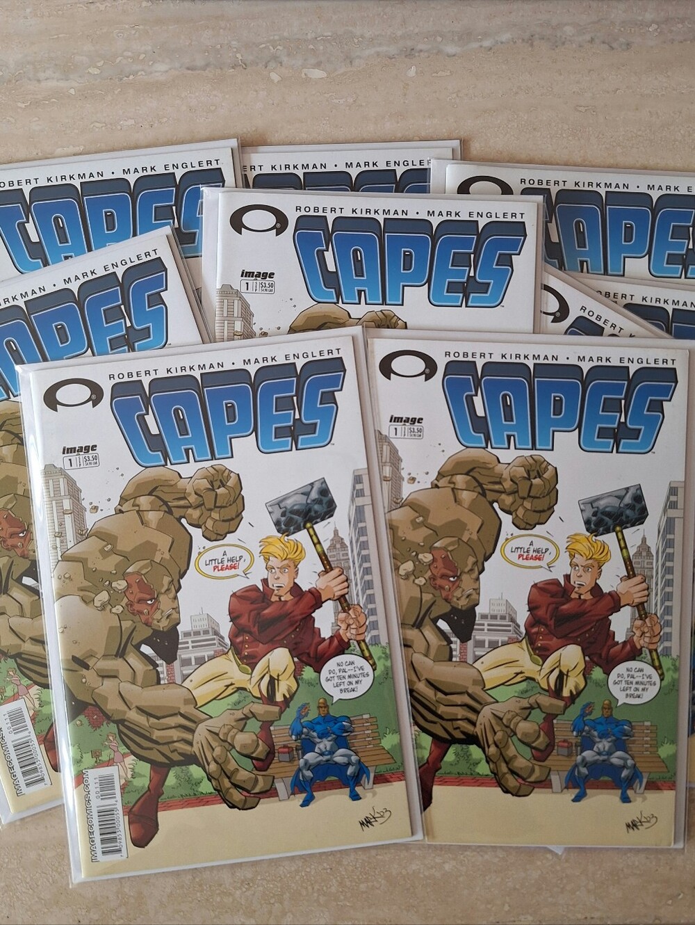 Capes #1 2003 Robert Kirkman - 9 Copies - Walking Dead 5-Page Preview